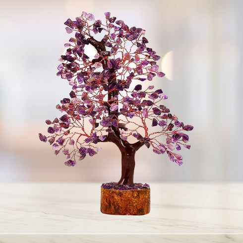 Pushkar Amethyst Crystal Tree for Healing Vastu